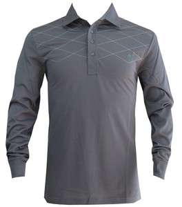 New with tags Travis Mathew Long Drop golf shirt Long Sleeves, Gray 