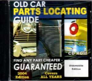 OLDSMOBILE Parts Locating Guide Book List Catalog CD  