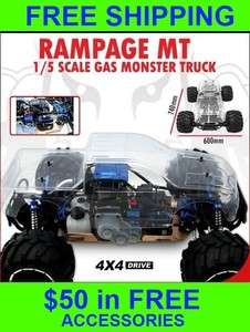   Rampage (Version 3) MT 1/5 Scale Gas Truck $50 in Free Accessories
