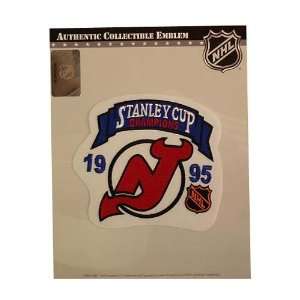  NHL Stanley Cup Champions Patch   New Jersey Devils 1995 