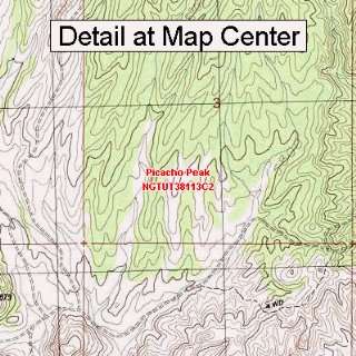   Map   Picacho Peak, Utah (Folded/Waterproof)