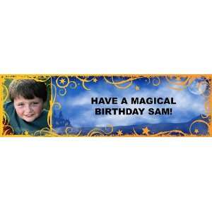 Wizard Personalized Photo Banner Large 30 x 100 Health 