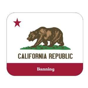  US State Flag   Banning, California (CA) Mouse Pad 