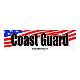 Coast Guard   patriotic bumper stickers (Large 14x4 inches)