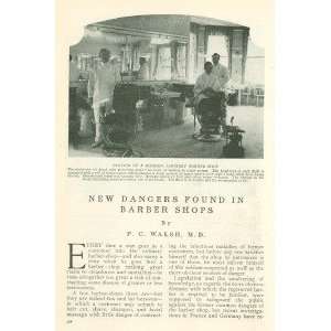  1913 Sanitantion Dangers In Barber Shops Disease 