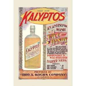   Kalyptos Antiseptic Wash for Barber Shops 20x30 poster