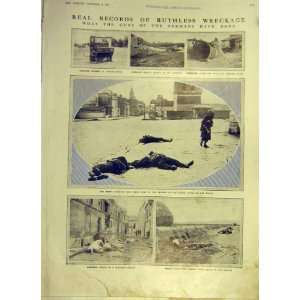  Ww1 German Guns Wreckage Aisne Soisson Barcy 1914