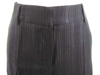 TRINA TURK Black Striped Pants Slacks Sz 8  