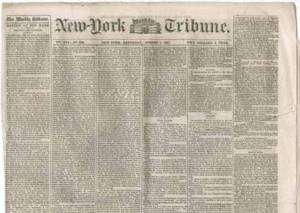 New York Weekly Tribune, Aug 1, 1857  