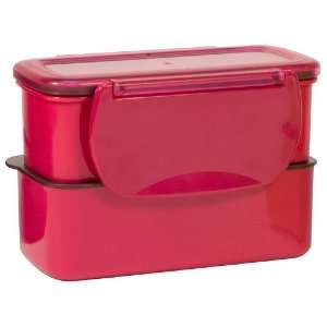    Innobaby Packin Smart Lock & Lock Stacking Bento Box   Pink Baby