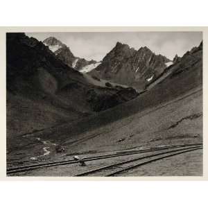   Ferrocarril Trasandino Chile   Original Photogravure