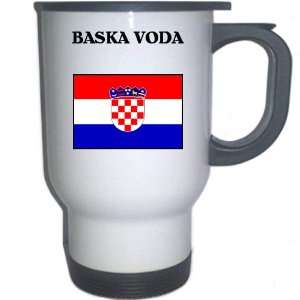  Croatia/Hrvatska   BASKA VODA White Stainless Steel Mug 
