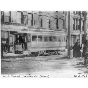  Street car,Norwalk Tramway Co,transportation,CT,1895