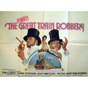   Train Robbery   Sean Connery   Original Movie Poster 