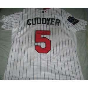  Michael Cuddyer Autographed Jersey   COA   Autographed MLB 