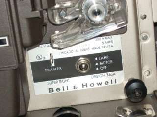 Vintage BELL & HOWELL Autoload SUPER 8mm Movie Projector CLEAN 