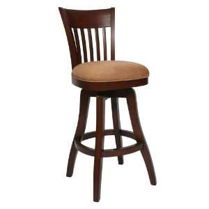 Pastel 30 in. Labelle Swivel Bar Stool   Cosmo Amber 