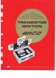   TRANSISTOR IGNITION FORM AUTOMOTIVE~FARM~TRUCK~TRACTOR~ ENGINES  