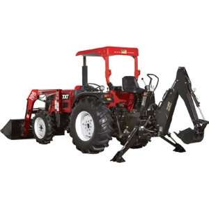 NorTrac 50XT 50 HP Tractor with Front End Loader & Backhoe   with Ag 