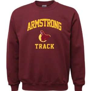 Armstrong Atlantic State Pirates Maroon Youth Track Arch Crewneck 