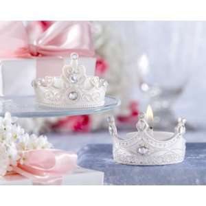 Royal Tea Lights Jeweled Tiara (6 sets of 4 per order) Wedding Favors 