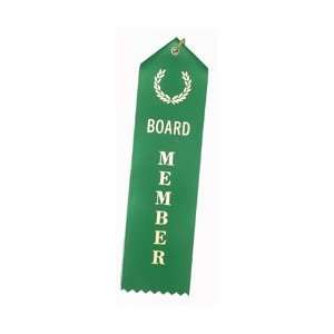  Board Member (Green) Award Ribbons w/Card & String Sports 