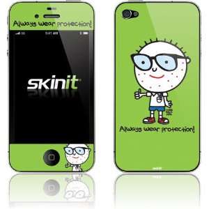   Always Wear Protection Vinyl Skin for Apple iPhone 4 / 4S Electronics