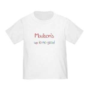  Personalized Madison Is Up To No Good Infant Toddler Shirt Baby