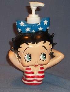 BETTY BOOP SOAP DISPENSER WORKS AND IS CUTE  