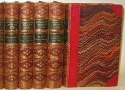 CHARLES DICKENS WORKS. Leather Set. LIBRARY EDITION. Printed 1866 