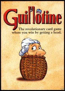 Guillotine Card Game (Wizards of the Coast) Brand New 653569301981 