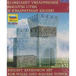   Zvezda 1/72 Height Extension Set for Wall & Square Tower Toys & Games