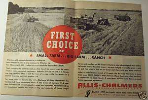 1946 ALLIS CHALMERS TRACTOR DIVISIONMILWAUKEE,WI. AD.  