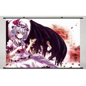   Japanese Anime Wall Scroll Touhou Project Remilia Scarlet, 35*24