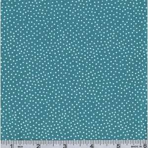  45 Wide Michael Miller Garden Pindot Teal Fabric By The 