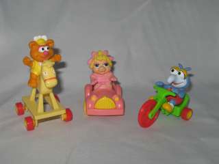 McDonalds Muppets Babies Gonzo Piggy Fozzy Figures Toys  