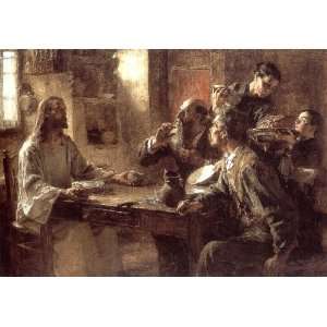   name Supper at Emmaus, By Lhermitte Leon Augustin