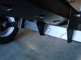 Motorcycle Folding Trailer Carrier Rail IN a Trunk Bag  
