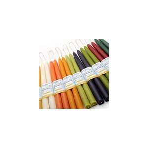  Pure Beeswax Tapers Raw 8   Bulk (8 Tapers) Save $14 