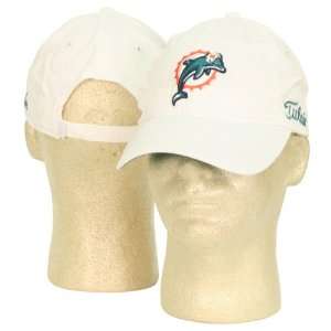  Miami Dolphins Titleist Slouch Style Adjustable Hat  White 