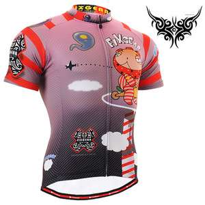 cycling jersey top gear tights road bike short sleeve fixgear shirts S 