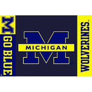  Michigan Wolverines 4 x 6 Area Rug