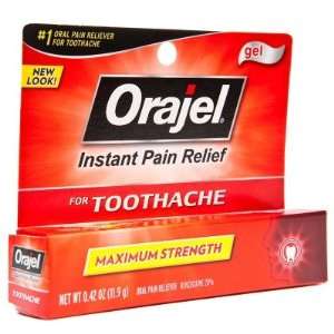  Orajel  Maximum Strength Oral Pain Reliever, .42oz Health 