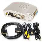 New PC VGA to TV S Video Signal Converter Box For PC Notebook