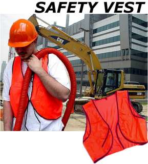 Orange Safety Vest Construction, Hunting, School, New  
