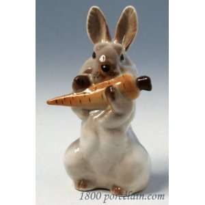  Lomonosov Porcelain Figurine Hare with Carrot #3 