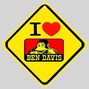 BEN DAVIS Logo Car Window Sign