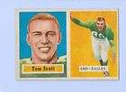 1957 Topps Football TOM SCOTT Eagles #25 EX MT