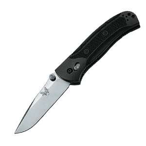 Benchmade Knives Pardue Mini Ambush, Black Zytel Handle, Plain