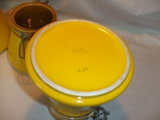 Stunning BALDELLI ITALY Eames Canister Jar Set (3) HTF  